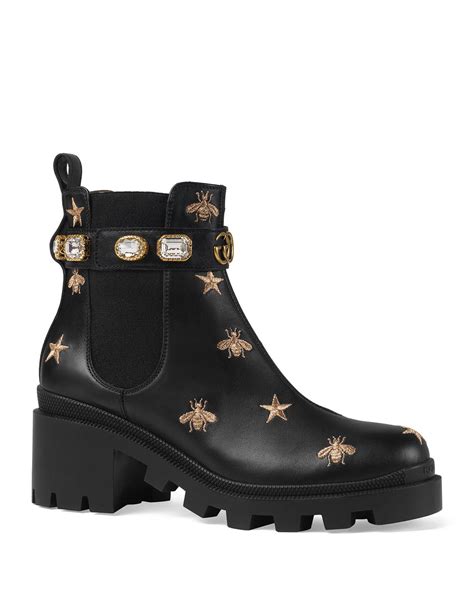 gucci star and bee embroidered boots dupe|gucci sneakers with stars.